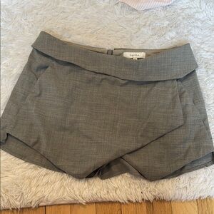 Talula Gray Wrap Shorts